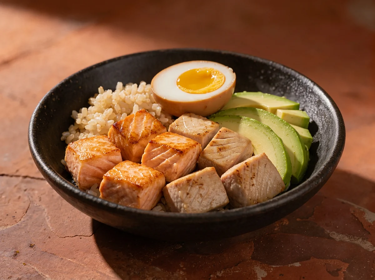 Calorías de un poke bowl: tabla completa por ingrediente