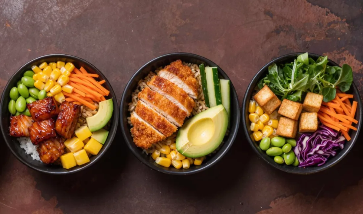 12 combinaciones de poke bowl que funcionan, según tu objetivo